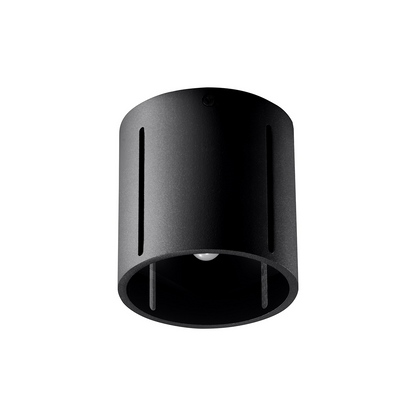 Moderne zwarte cilindrische plafondlamp – Naryon