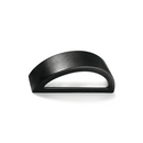 Moderne schwarze Keramik-Wandleuchte – Neréa