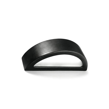 Moderne schwarze Keramik-Wandleuchte – Neréa