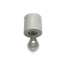 Minimalistische grijze betonnen plafondlamp – Model Arkanor