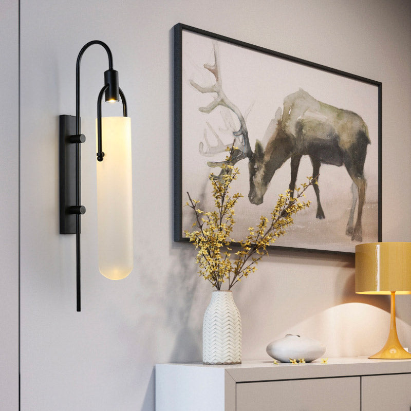 Moderne wandapplique in goud en zwart – Estanor