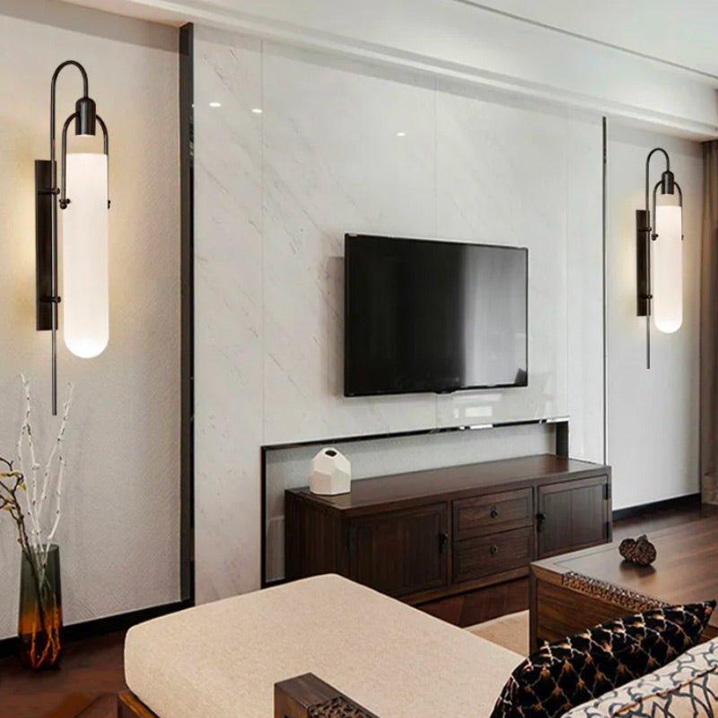 Applique Murale Moderne en Or et Noir – Estanor