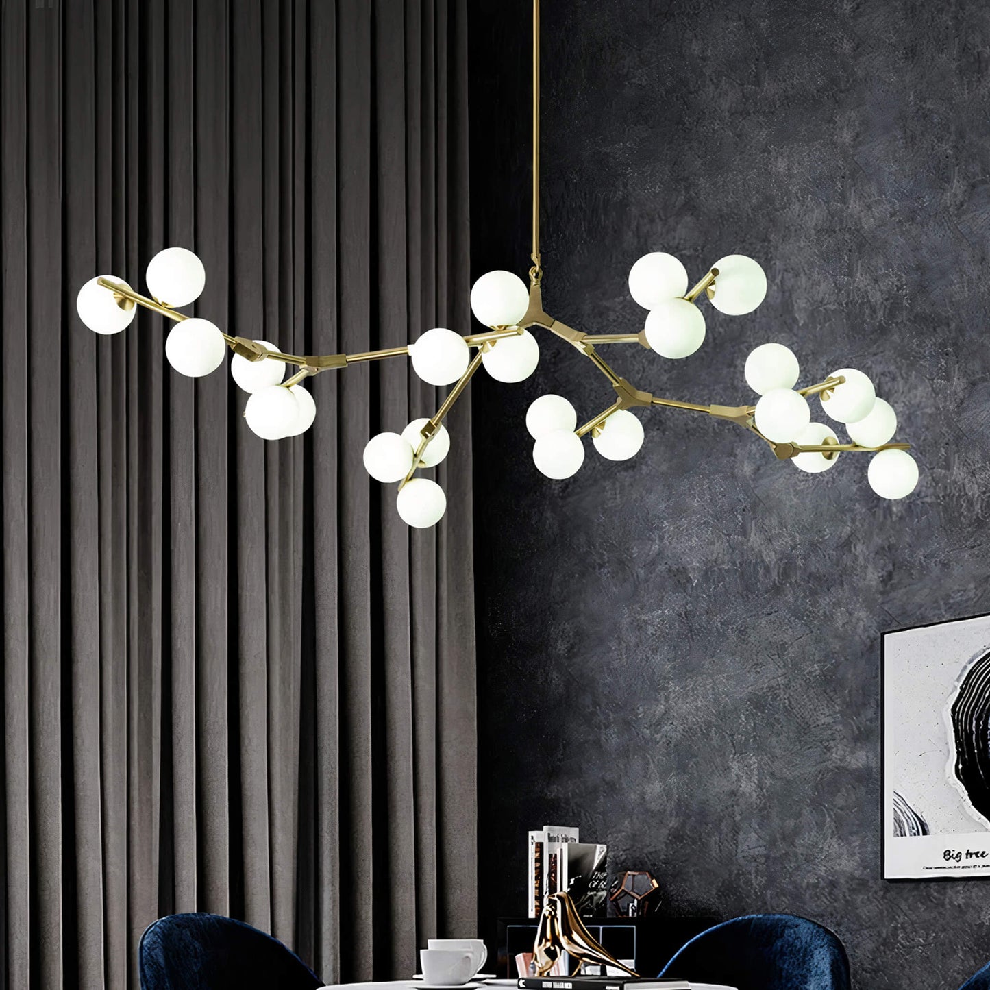 Elegante Hanglamp Gesculpteerde Takken Verfijnd Design – Luma
