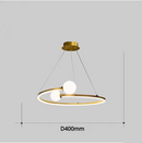 Minimalist Design Gold Chandelier & Contemporary Luxury – Zenya