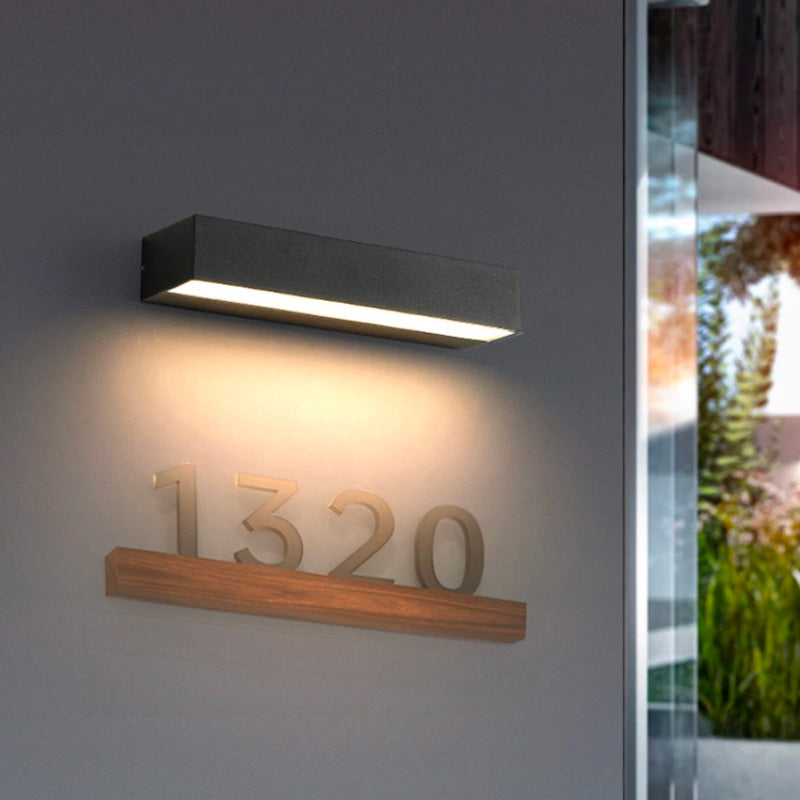 Moderne LED wandapplique voor buiten – Zéphiral