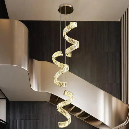 Gouden kristallen kroonluchter voor luxe interieurs – Auréosial