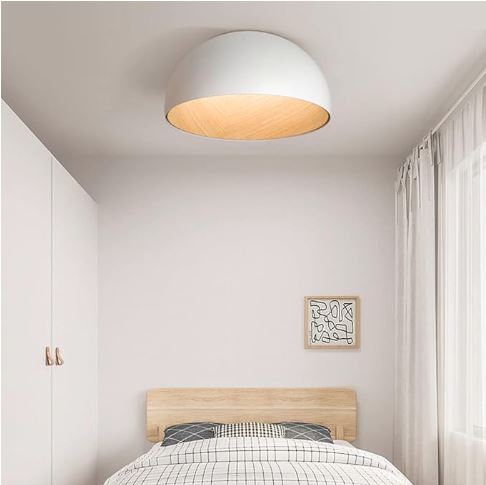 LED Indoor Ceiling Light Wood-Metal 3-Mode Switch – Neomara