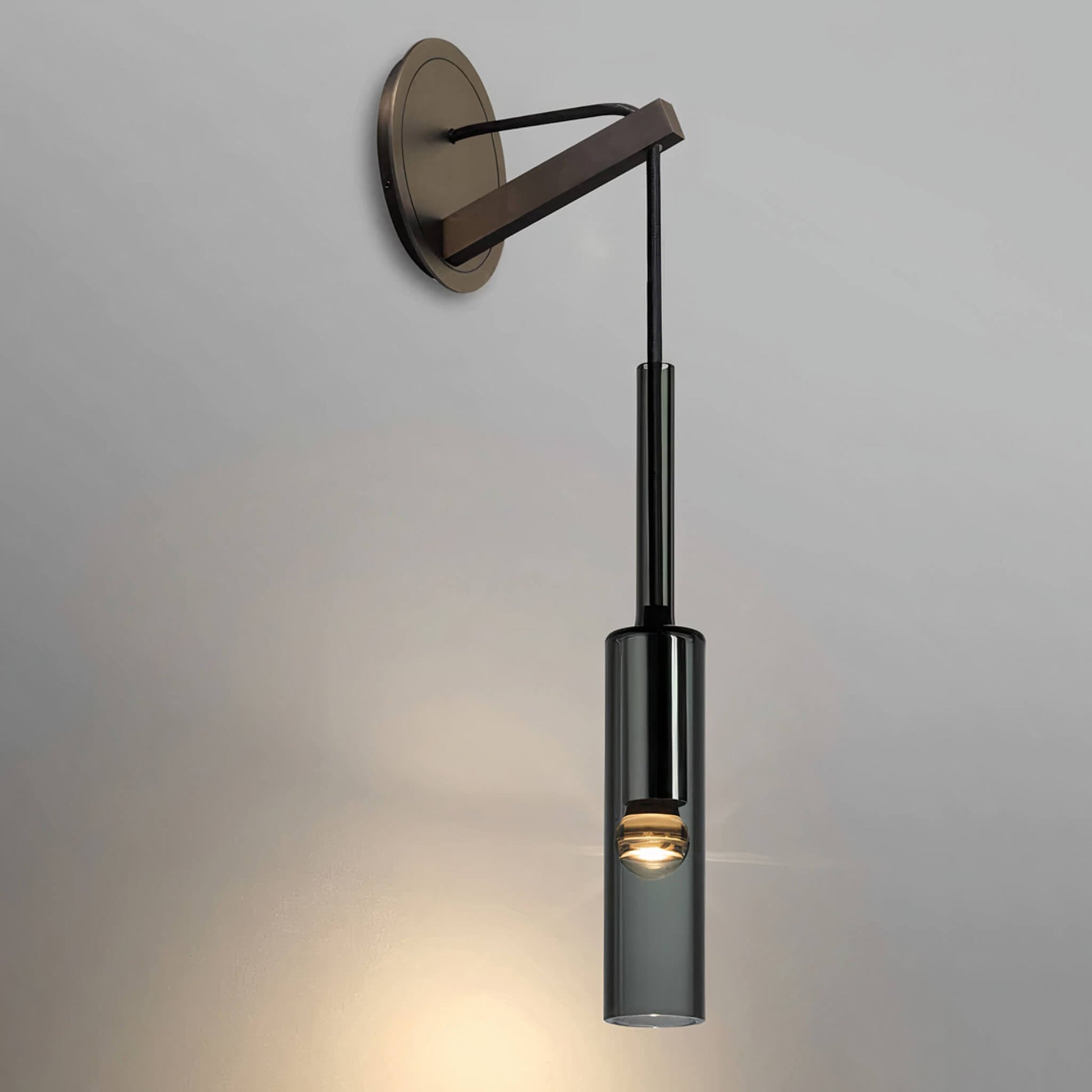 Muuraansluitarmatuur Geblazen Glas Elegant Design – Vinicole