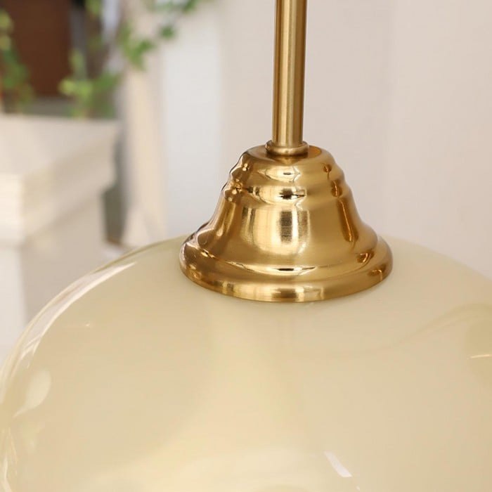 Minimalist wall sconce Eléganza in textured glass and polished metal – view 29