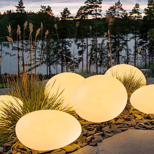 Lampe de jardin en pierre résistante – Cobbelise