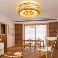 Plafonnier en bambou pour salon – Celantra