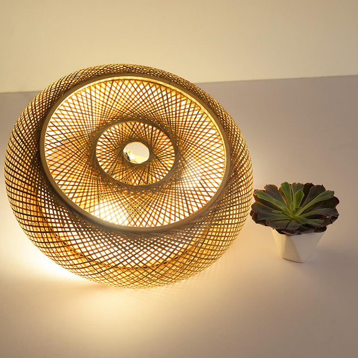 Plafonnier en bambou pour salon – Celantra