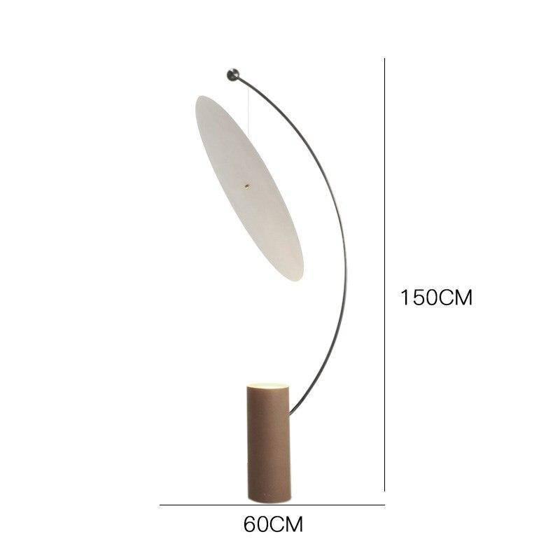 Lampadaire Scandinave Vitrail LED Design Épuré – Soléia