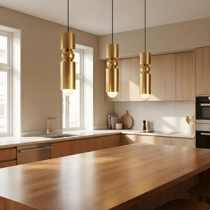 Modern Copper Elegance Pendant Light – Lynx