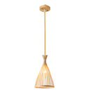 Indoor Conical Bamboo Pendant Light – Zenobo
