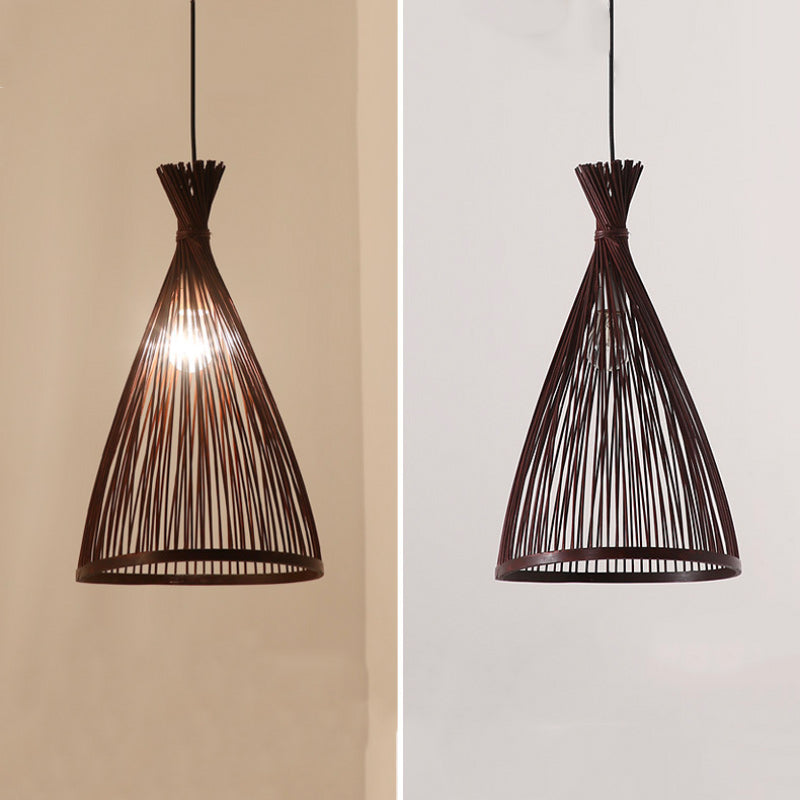 Suspension Bambou Conique Intérieure – Zenobo